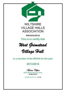 WVHA-Membership-Certificate-West-Grimstead